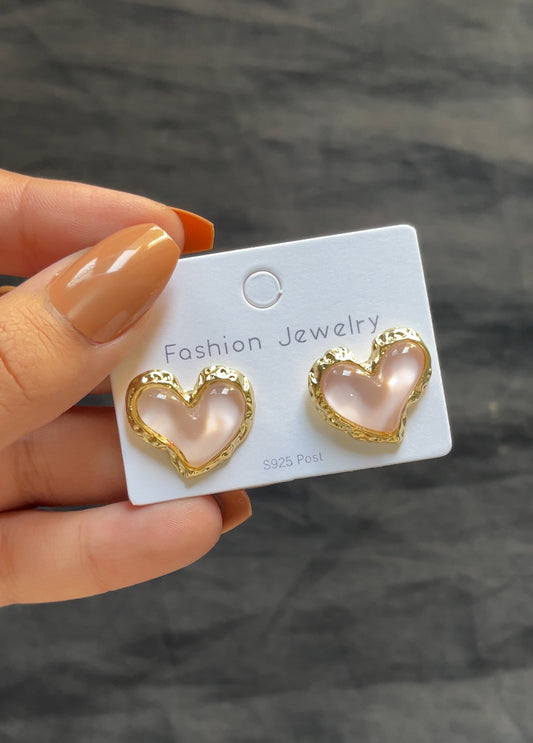 heart studs