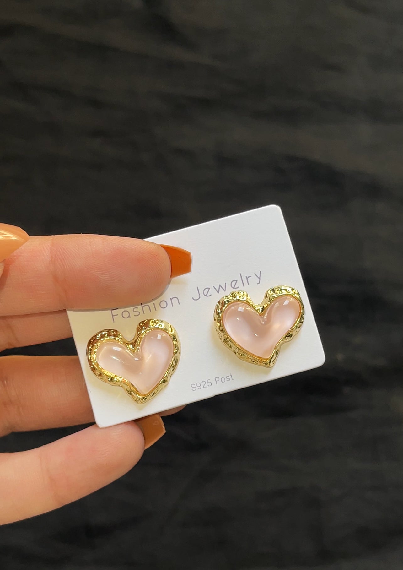 heart studs