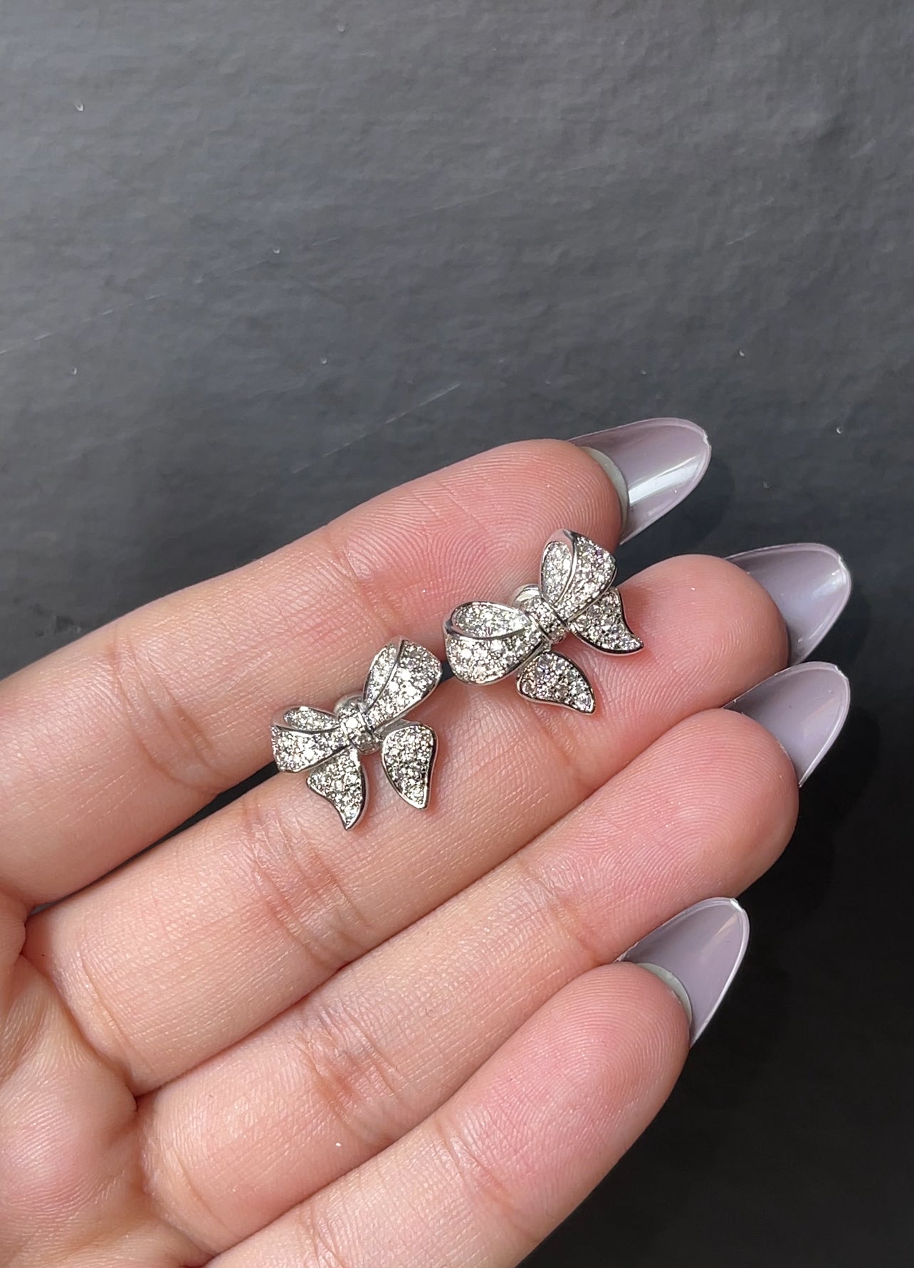 Olivia Bow Studs