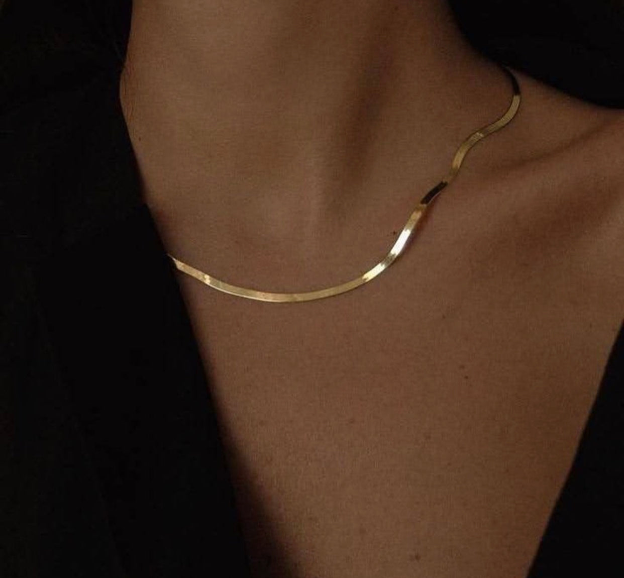 Gold snake chain