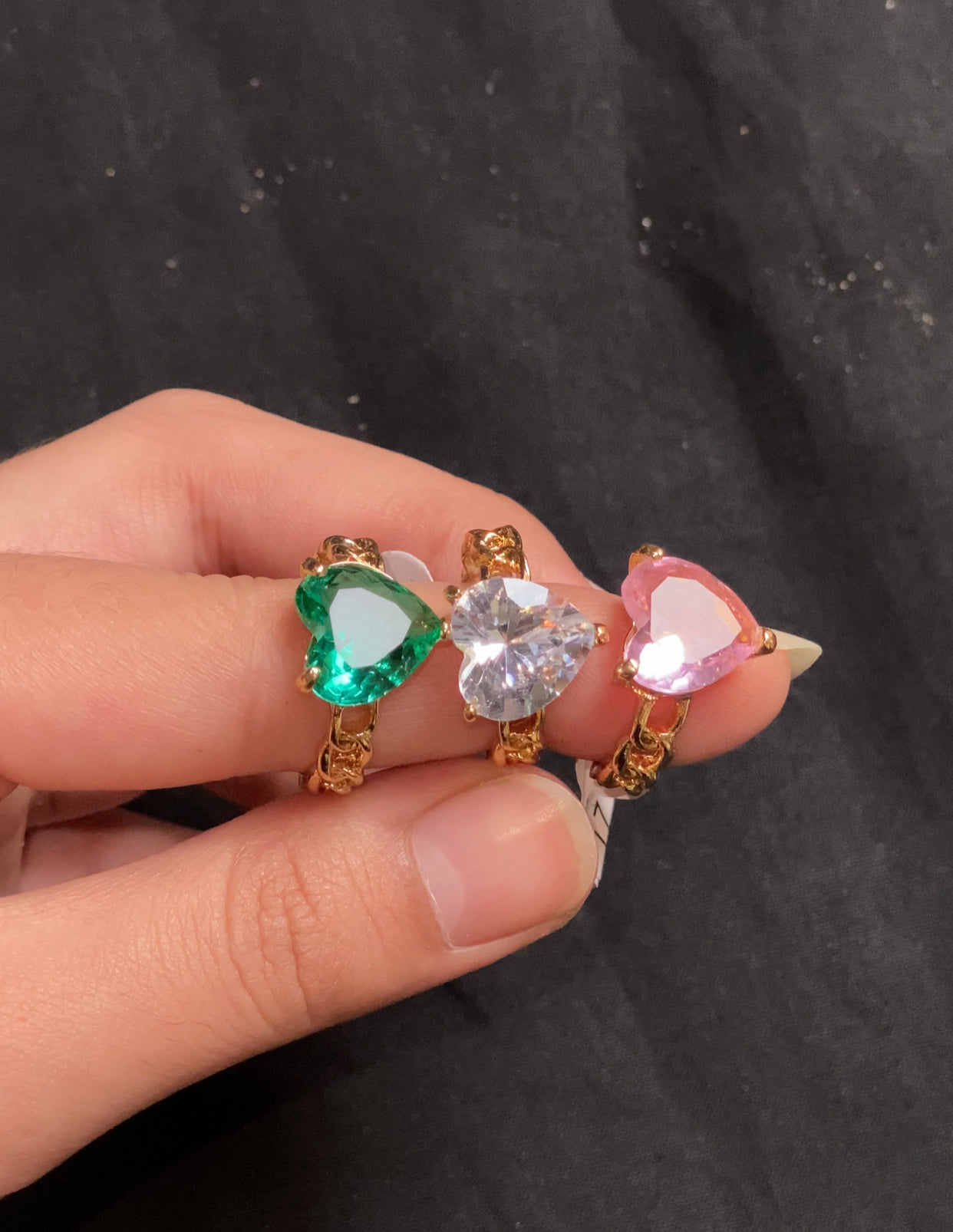 Heart rings